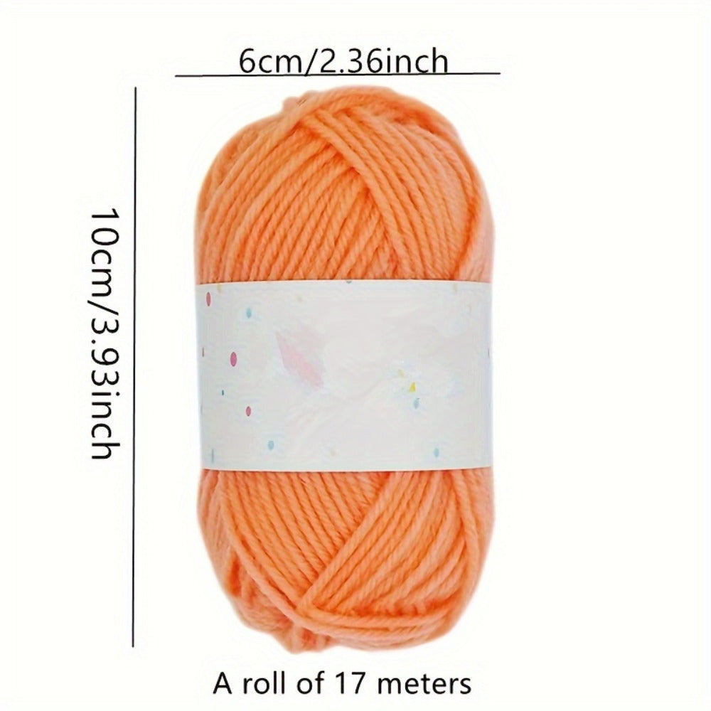 14/24 Twisted Yarn in Mixed Color for DIY Crafts Sewing Weaving Scarves Hats