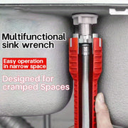 Adjustable Wrench Set for Bathroom and Kitchen Maintenance, Compact, Versatile