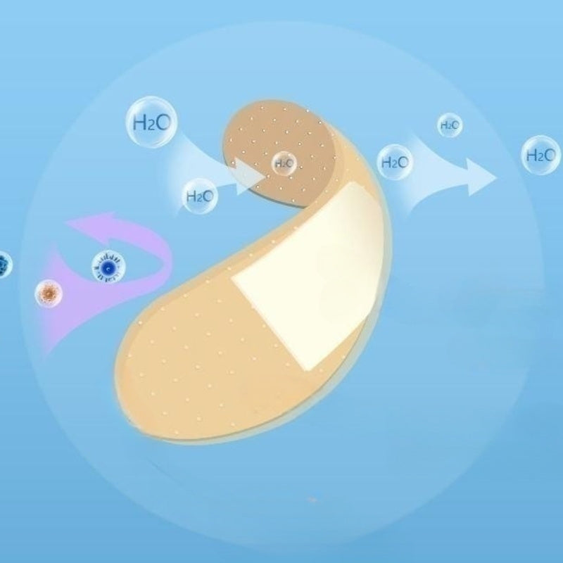 50 Waterproof Breathable Polyethylene Film First Aid Bandages Pack of 50