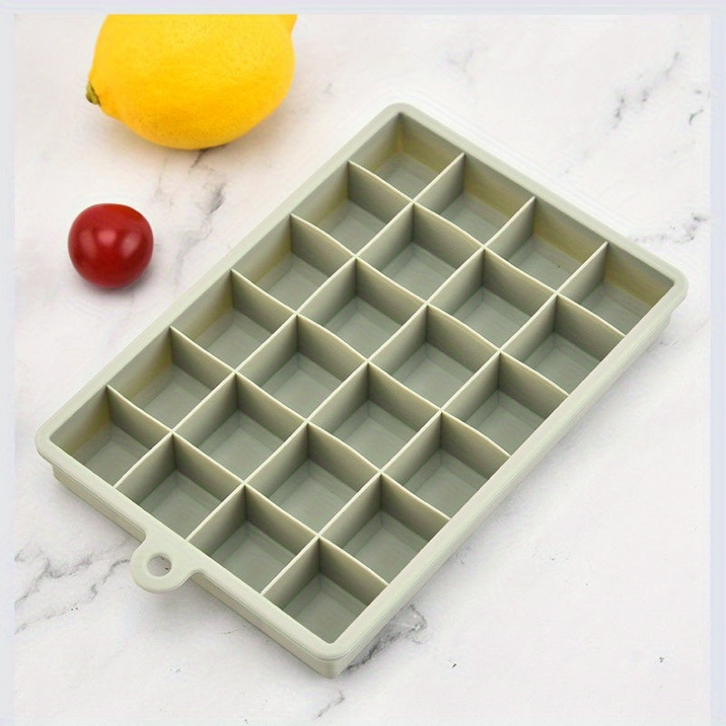 Bandeja de silicona para cubitos de hielo 24-celdas molde flexible para hacer hielo