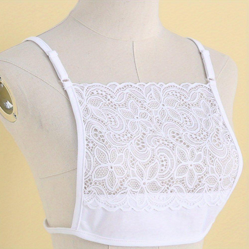 Polyester Woven Chest Pad Inserts with Adjustable Straps for Low-Cut Tops and Dresses