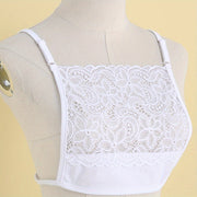 Past kesimli bluzalar va liboslar uchun sozlanadigan tasmalari bo'lgan polyester to'qilgan ko'krak yostiqchalar.