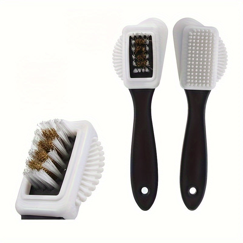 Unisex Suede Leather Shoe Brush Set 3-in-1 Nubuck Cleaning Kit