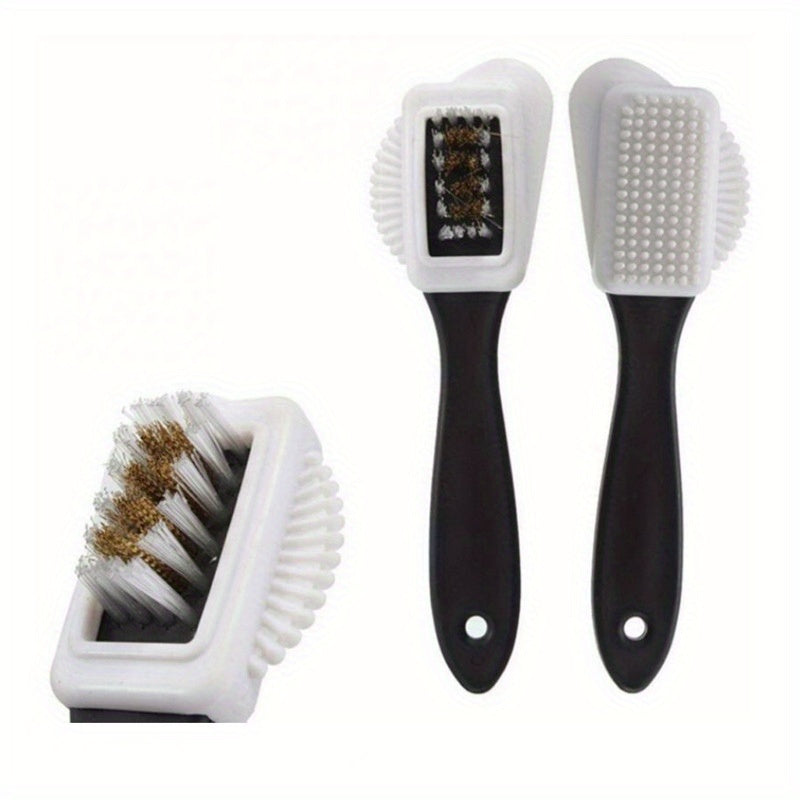 Unisex Suede Leather Shoe Brush Set 3-in-1 Nubuck Cleaning Kit