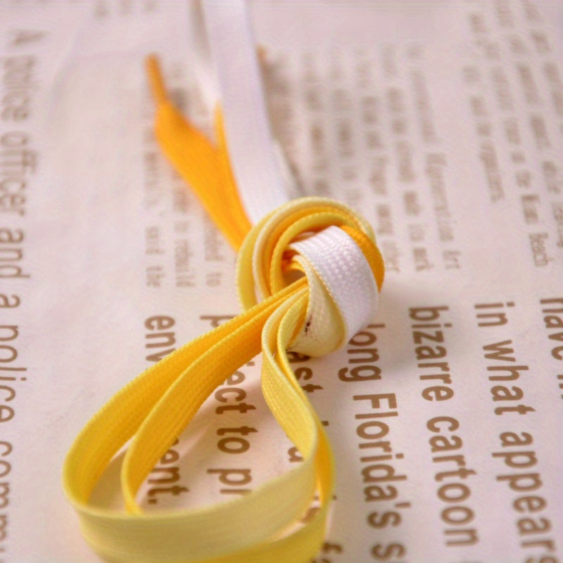 Unisex Polyester Rainbow Shoelaces Athletic Casual Canvas Sneaker Laces
