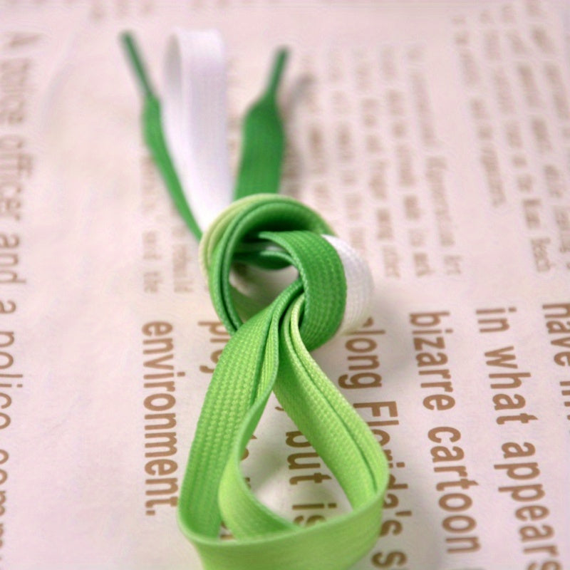 Unisex Polyester Rainbow Shoelaces Athletic Casual Canvas Sneaker Laces