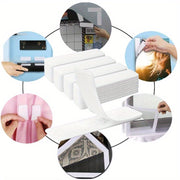 Set of 10 Pairs Rug Grippers Tape Non-Slip Washable Adhesive for Indoor Use