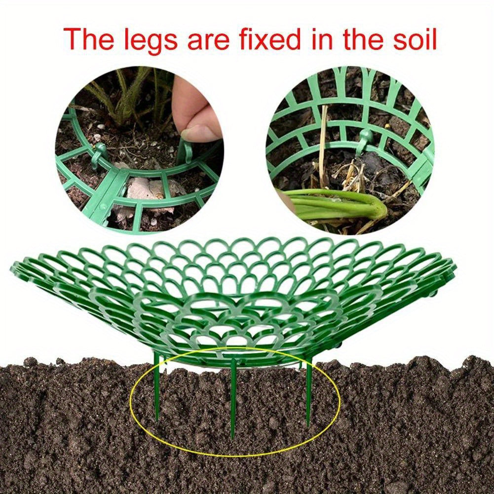 Plastic Strawberry Plant Supports Set of 5 or 10 Green Garden Supports for Tomatoes Peppers and More