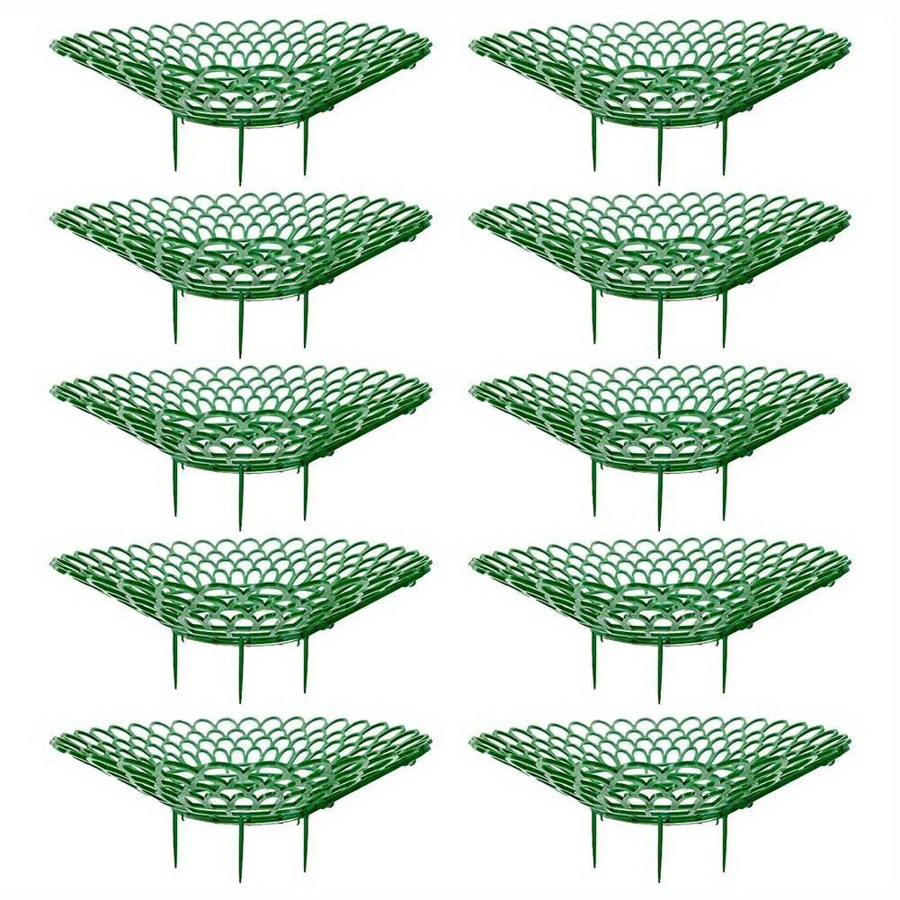 Plastic Strawberry Plant Supports Set of 5 or 10 Green Garden Supports for Tomatoes Peppers and More
