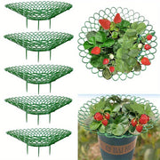 Plastic Strawberry Plant Supports Set of 5 or 10 Green Garden Supports for Tomatoes Peppers and More