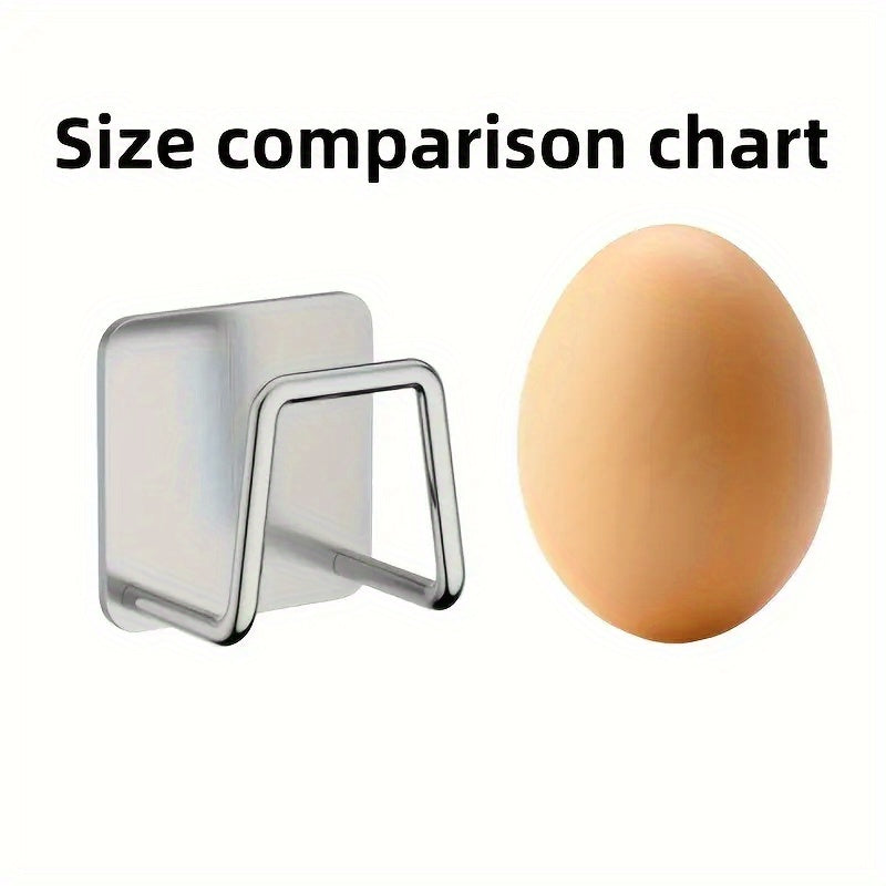 Gancho de almacenamiento de pared de acero inoxidable para accesorios de cocina y estantes de utilidad