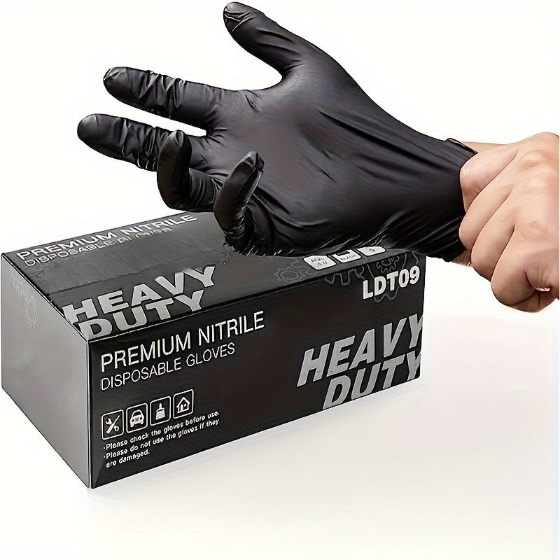 Nitrile Gloves Waterproof Latex-Free Extra-Strong Non-Slip Grip 10 Pack