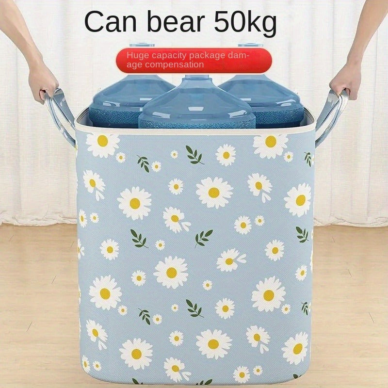 Bolsa de almacenamiento de poliéster impermeable de gran capacidad para mantas, ropa y juguetes 180L