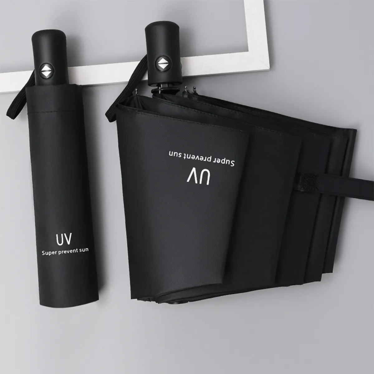 Automatic Folding Waterproof Umbrella with UV Protection for Outdoor and Daily Use