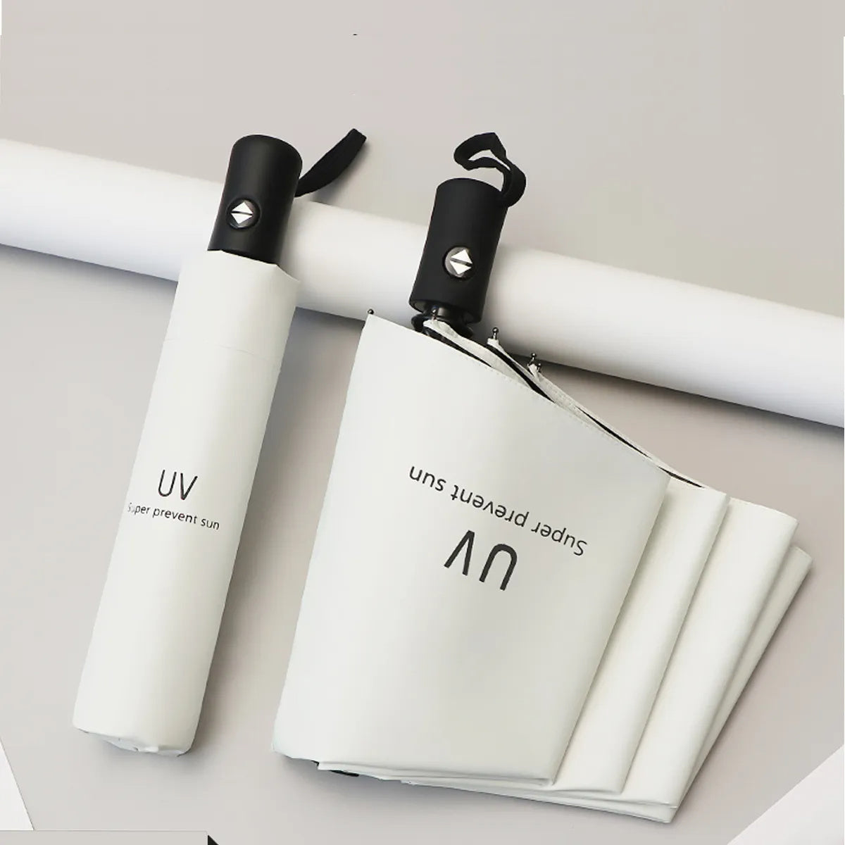 Automatic Folding Waterproof Umbrella with UV Protection for Outdoor and Daily Use