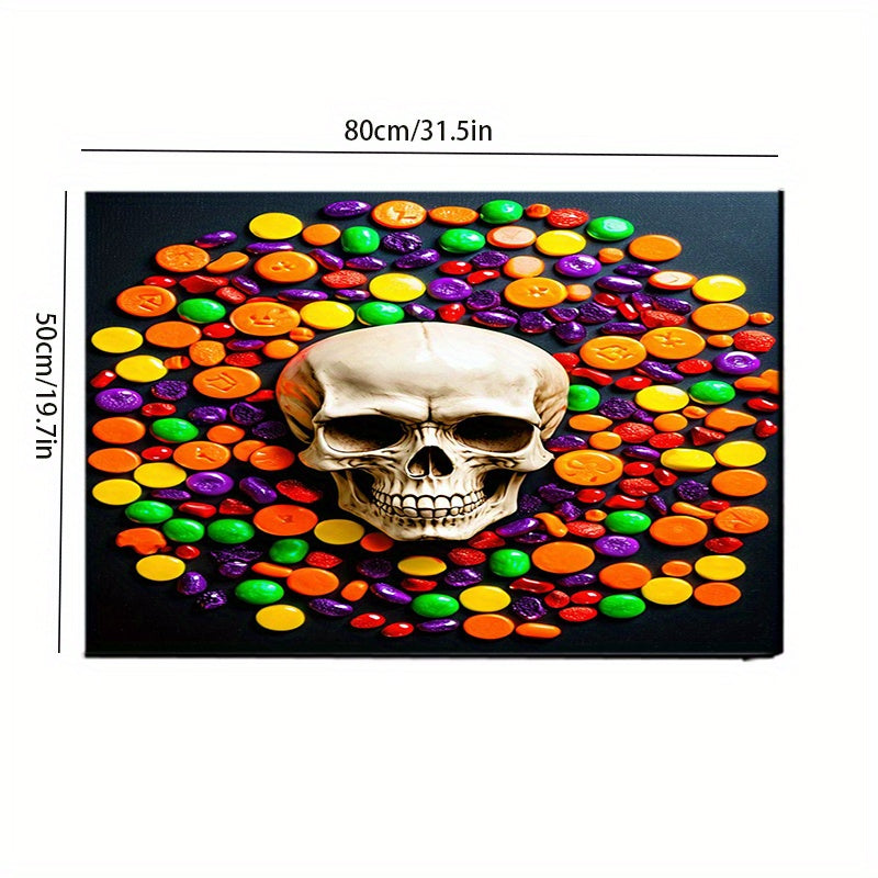 Halloween Decor Set with Washing Machine Coffee Machine and Tableware Drying Mat Non-slip Dust-proof Cover