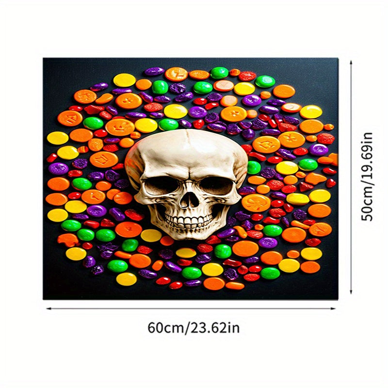 Halloween Decor Set with Washing Machine Coffee Machine and Tableware Drying Mat Non-slip Dust-proof Cover