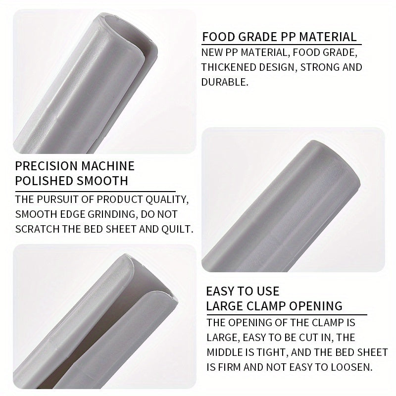 10 soportes duraderos para sábanas con tecnología antideslizante para colchones y edredones
