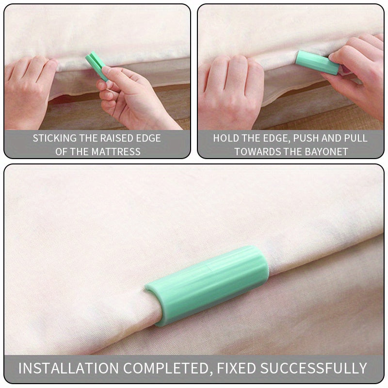 10 soportes duraderos para sábanas con tecnología antideslizante para colchones y edredones