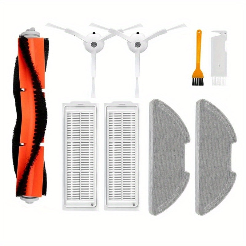 9 ta to'plam robot changyutgich mop almashtirish qismlari asosiy yon cho'tka HEPA filtri mop