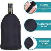 Nylon Wine Cooler Sleeve Portable Ice Bag for 750mL Bottles No Electricity