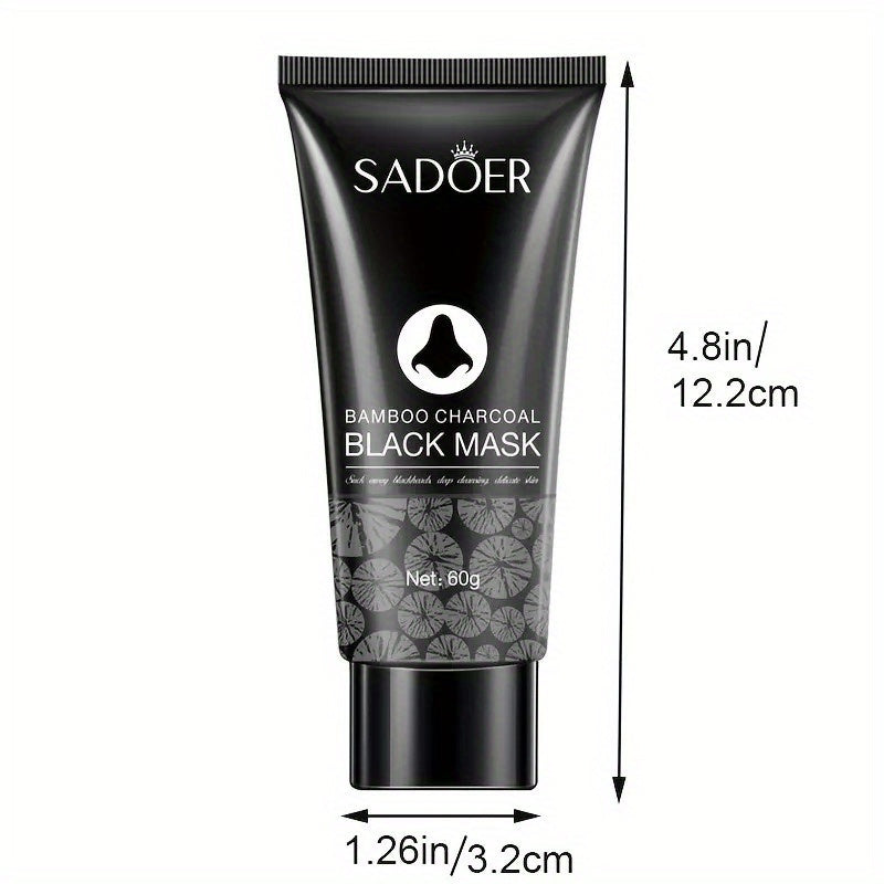Facial Mask for Oily Skin Bamboo Charcoal Deep Cleansing Pore Refining Hydrating Men Women