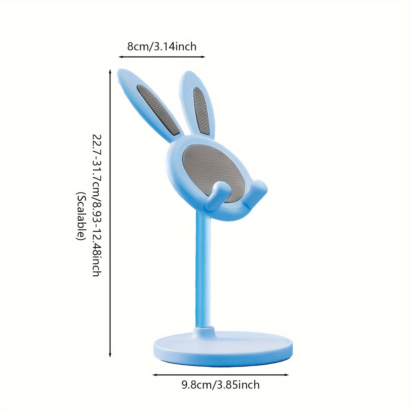 Soporte ajustable para teléfono Bunny para escritorio compatible con todos los dispositivos móviles, regalo bonito para chicas y mujeres