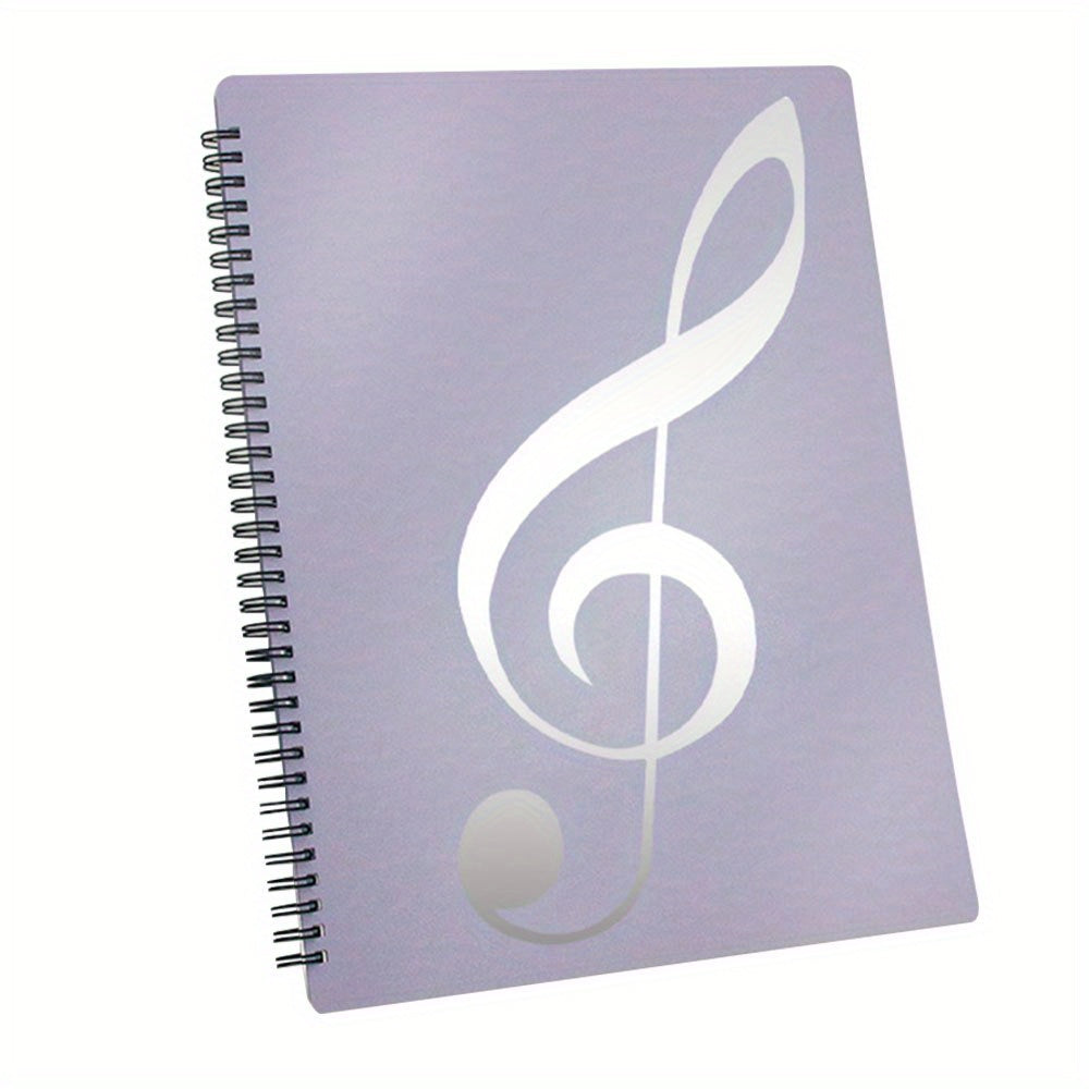 Черная папка для нот A4 из ПП с 40 карманами, расширяемое хоровое и оркестровое хранение