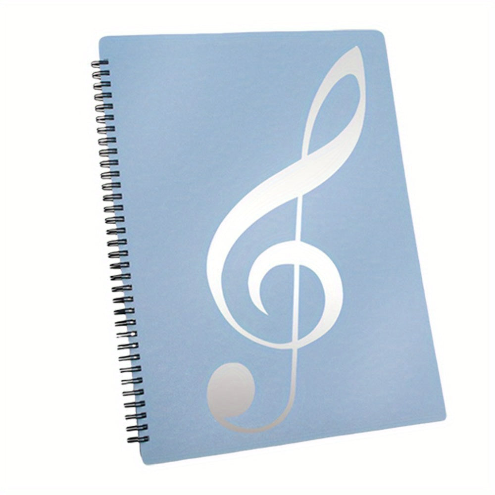 Черная папка для нот A4 из ПП с 40 карманами, расширяемое хоровое и оркестровое хранение