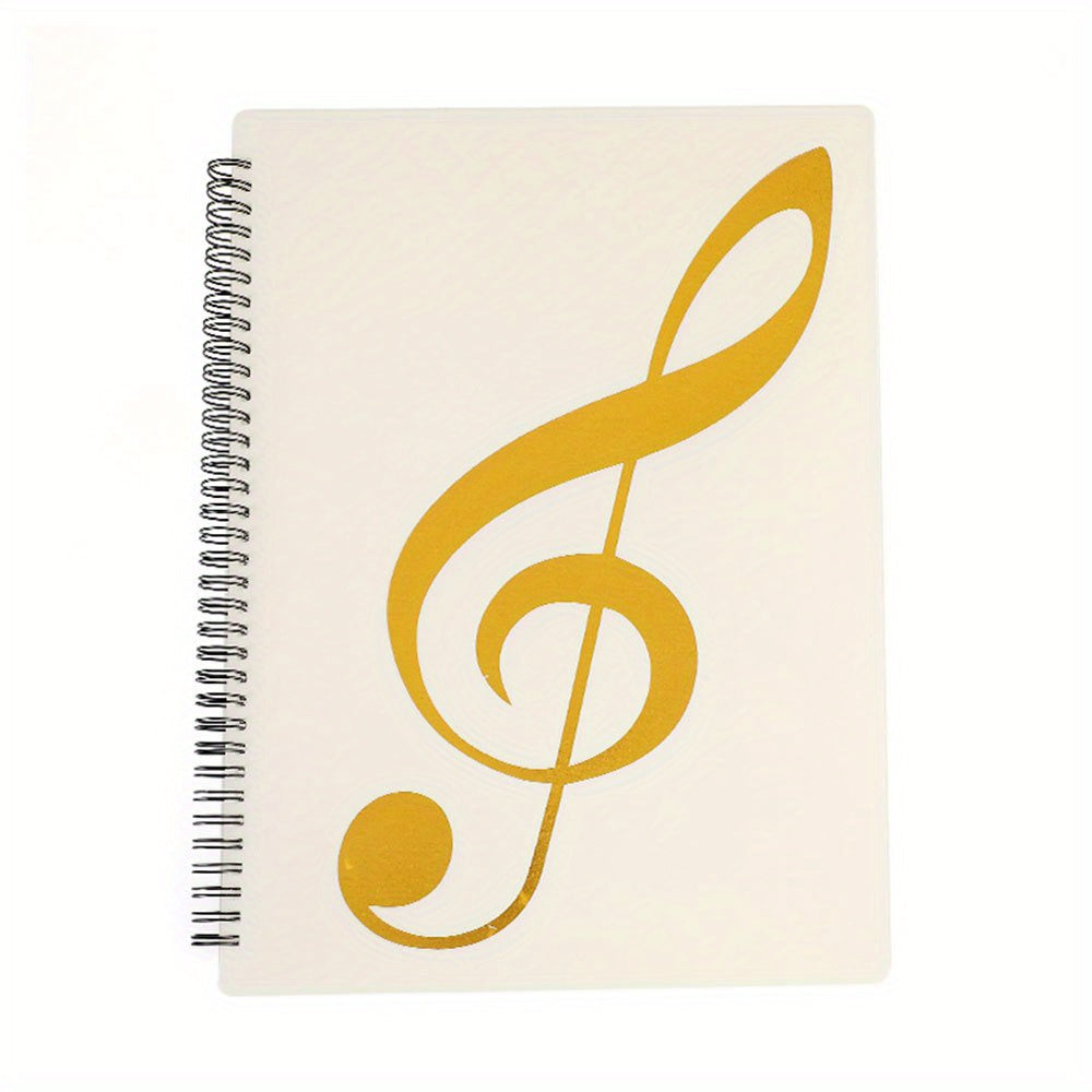 Черная папка для нот A4 из ПП с 40 карманами, расширяемое хоровое и оркестровое хранение