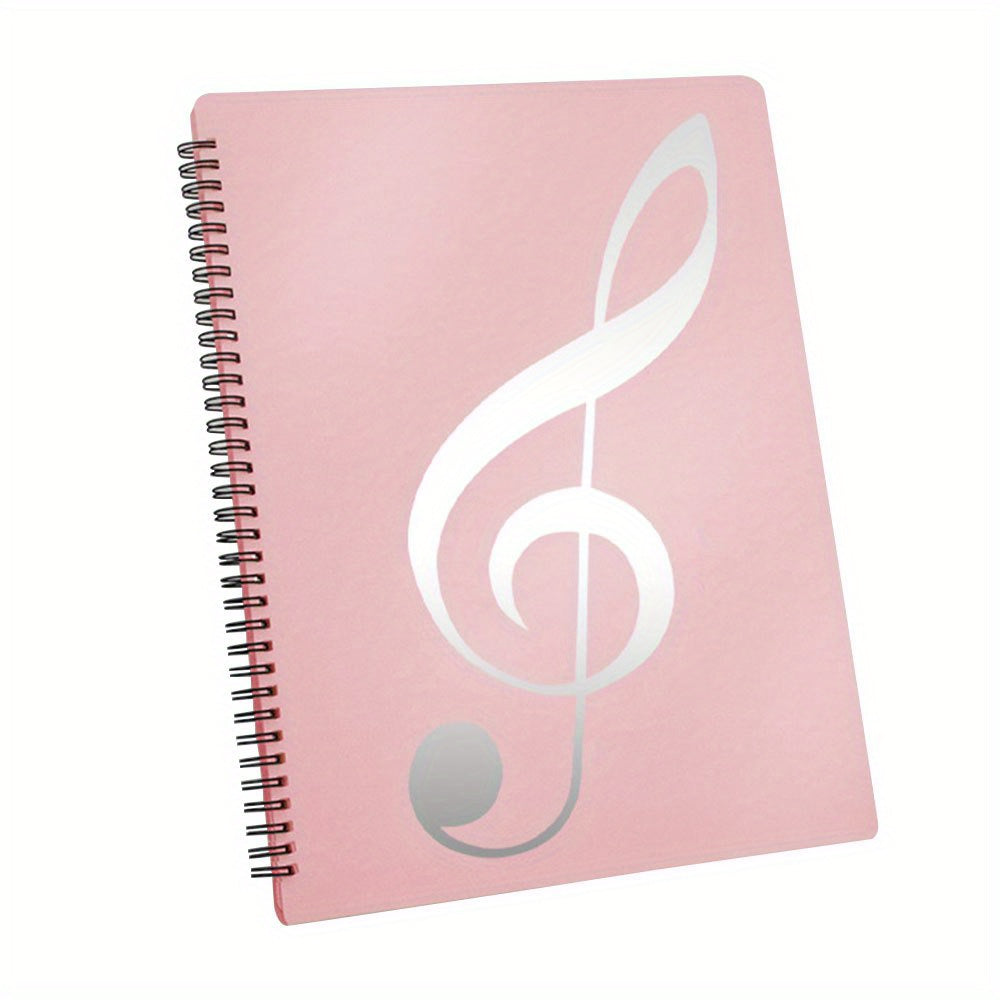 Черная папка для нот A4 из ПП с 40 карманами, расширяемое хоровое и оркестровое хранение