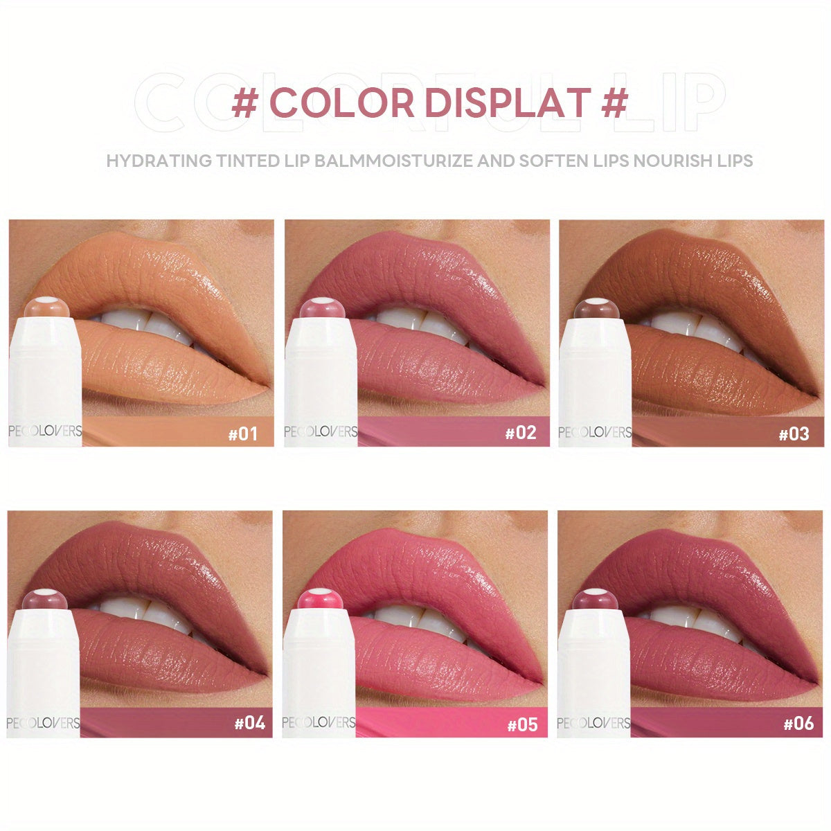 Women Velvet Matte Lipstick 6 Shades Waterproof Long-Lasting Moisturizing