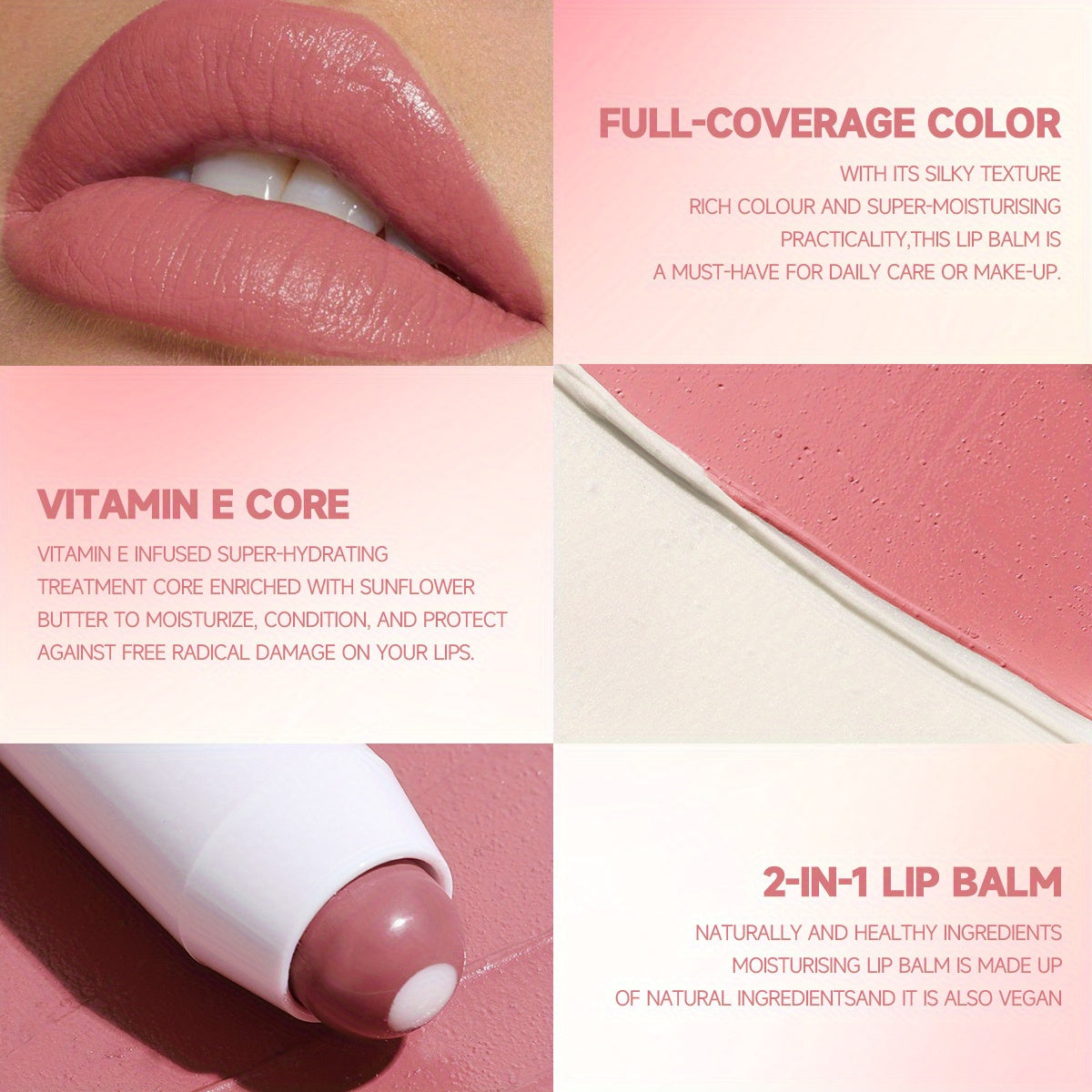 Women Velvet Matte Lipstick 6 Shades Waterproof Long-Lasting Moisturizing