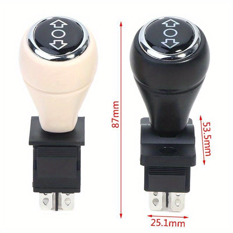 Child's Electric Car Accessories Black White Metal Plastic Forward Reverse Switch