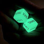Vibrant Luminous Erotic Game Dice for Couples Wireless Adult Sex Game Accessories