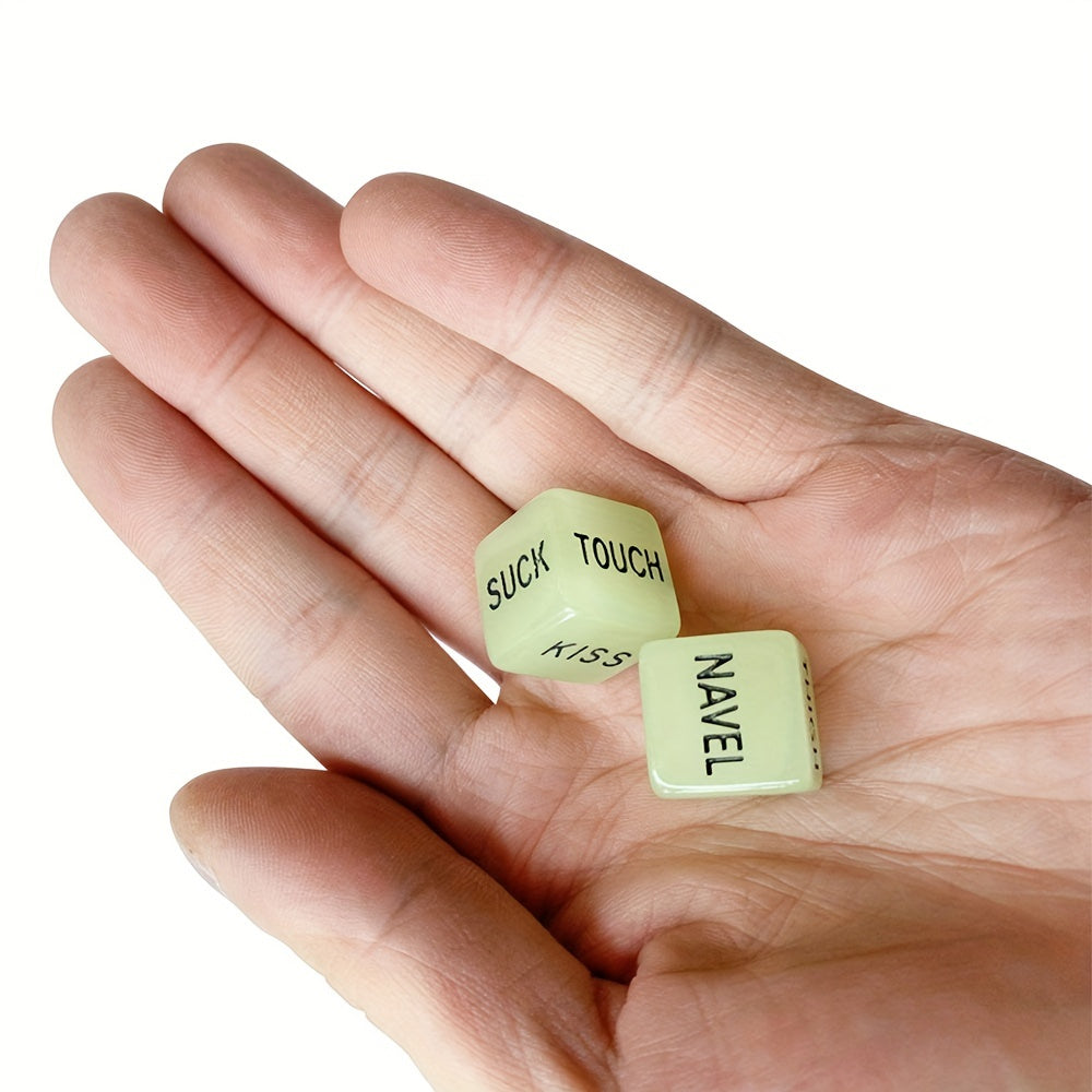 Vibrant Luminous Erotic Game Dice for Couples Wireless Adult Sex Game Accessories