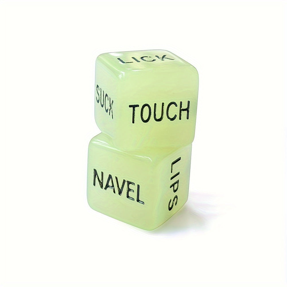 Vibrant Luminous Erotic Game Dice for Couples Wireless Adult Sex Game Accessories