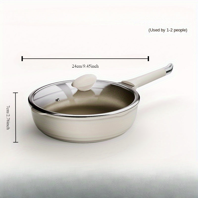 Mustahkam yopishqoq alyuminiy qozon - Steyk, tuxum va boshqa taomlarni tayyorlash uchun ideal - Pechda ishlatilishi mumkin, elektr va gaz plitalari bilan ishlaydi