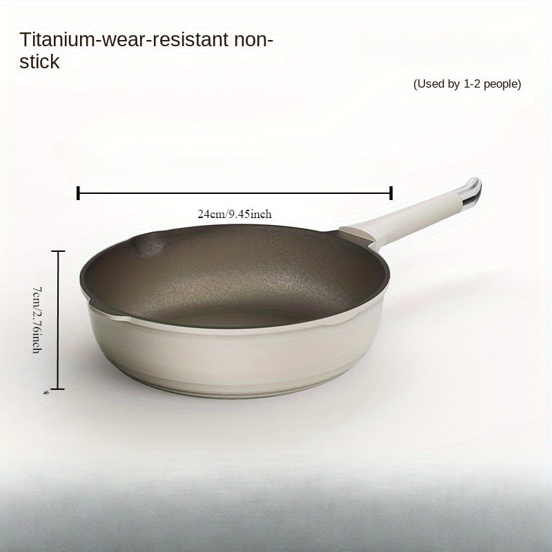 Mustahkam yopishqoq alyuminiy qozon - Steyk, tuxum va boshqa taomlarni tayyorlash uchun ideal - Pechda ishlatilishi mumkin, elektr va gaz plitalari bilan ishlaydi
