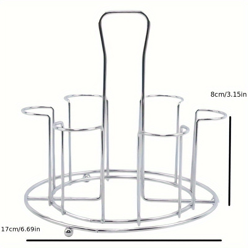 Naychali stemware rack zanglamas po'latdan tayyorlangan, shisha stakanlarni ushlab turish uchun nafis tarzda ishlab chiqilgan. Ushbu oshxona stoli drayneri chashkalarni tartibga solish va saqlash uchun mukammaldir.