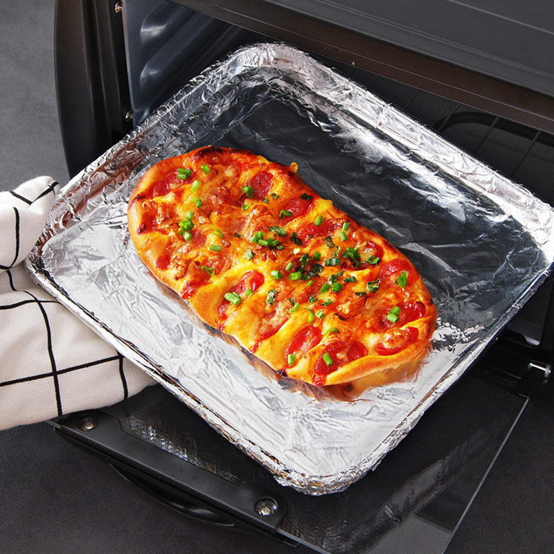 10m Aluminum Foil Roll Heat-Resistant Food Wrap for Baking Camping and Kitchen