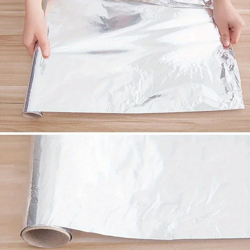 10m Aluminum Foil Roll Heat-Resistant Food Wrap for Baking Camping and Kitchen