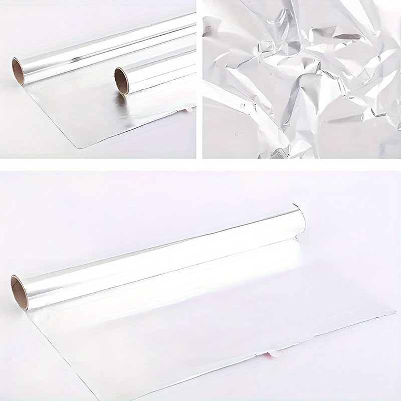 10m Aluminum Foil Roll Heat-Resistant Food Wrap for Baking Camping and Kitchen