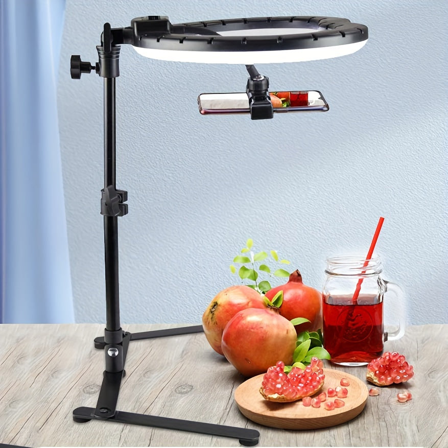 26.01cm USB Powered LED Ring Light with Tripod Stand for Selfies Photography and Live Streaming