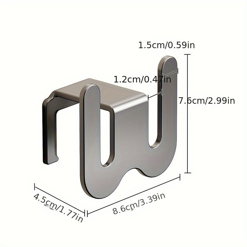 Alüminiy devorga o'rnatiladigan tufli tutgich, teshiksiz hammom va yotoqxonalar uchun tashkilotchi