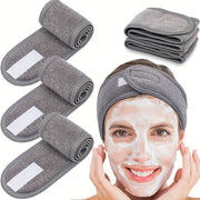 Lightweight Space-Themed Hairband Towel for Makeup Face Washing and Yoga