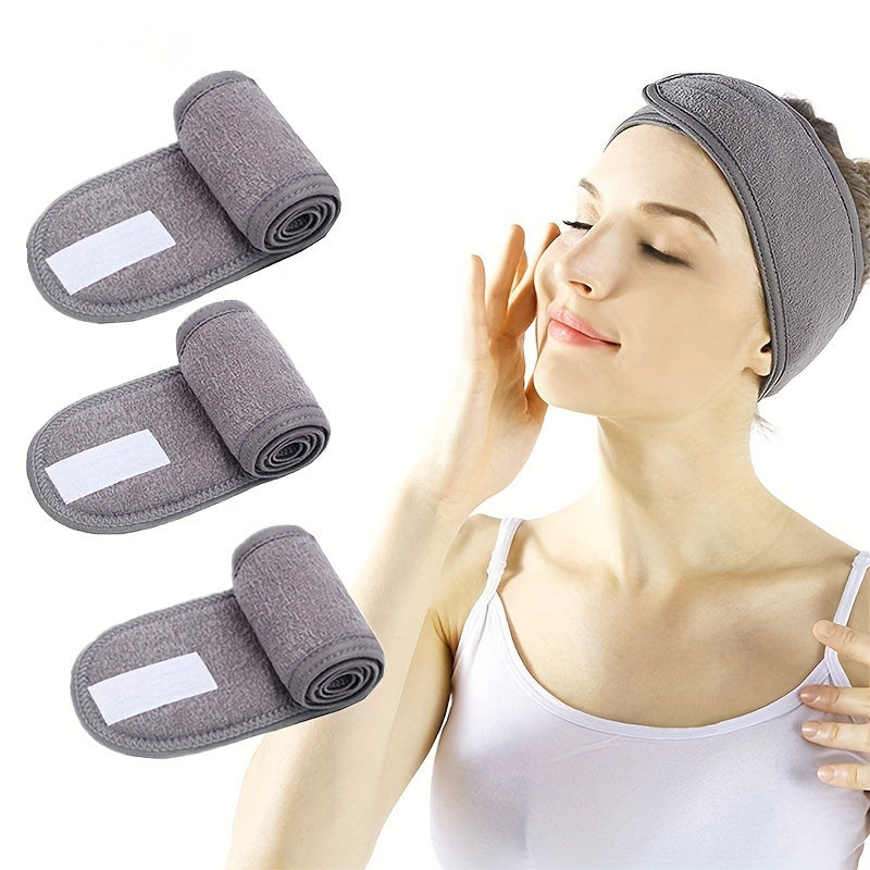 Lightweight Space-Themed Hairband Towel for Makeup Face Washing and Yoga