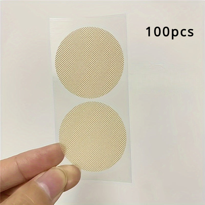 Pack of 100 Men's Disposable Nipple Covers Ultra-Thin Adhesive Stickers for Sports and Fitness