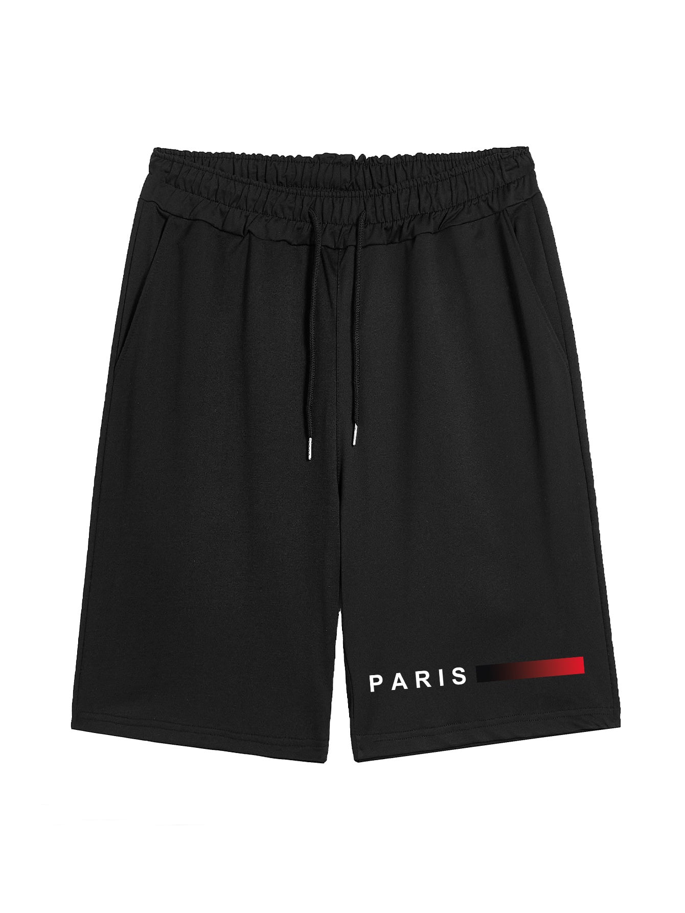 Men's Plus Size Breathable Drawstring Shorts for Outdoor Activities with Pockets