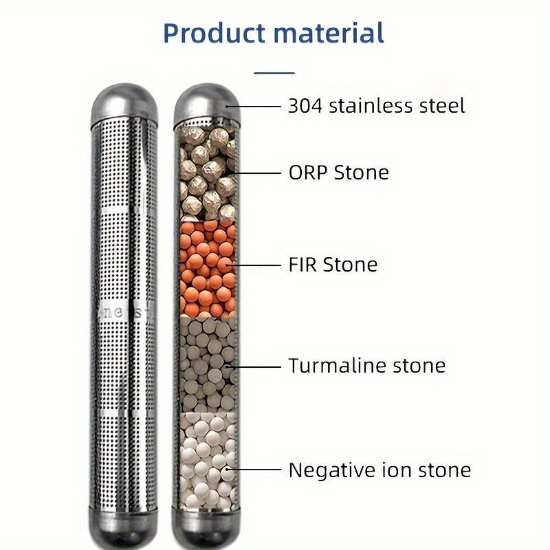 Metal materialda portativ vodorodga boy mineral energiya tozalagich, tozalash uchun elektr energiyasi talab qilmaydi - 1 dona alkalin suv tayoqchasi filtr.